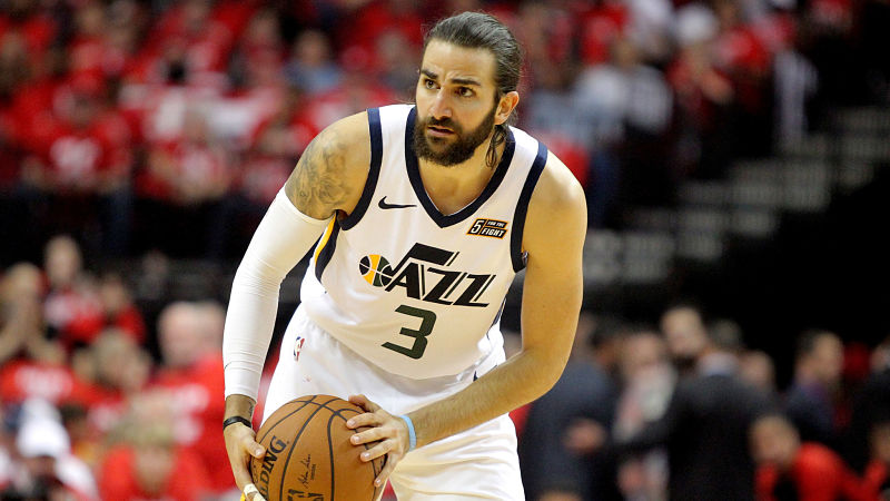 Utah Jazz guard Ricky Rubio