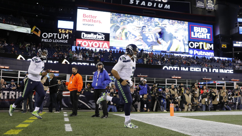 Seattle Seahawks quarterback Russell Wilson (3)