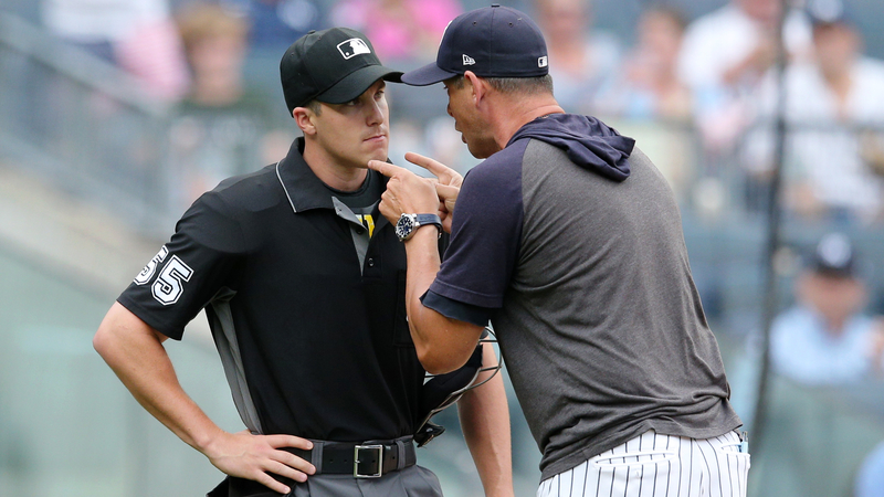 Yankees manager Aaron Boone