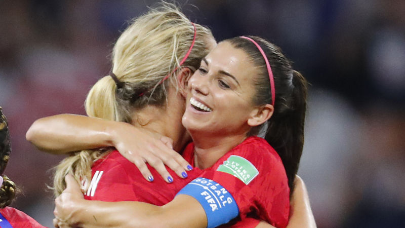 USWNT forward Alex Morgan