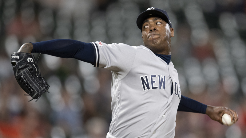 New York Yankees closer Aroldis Chapman