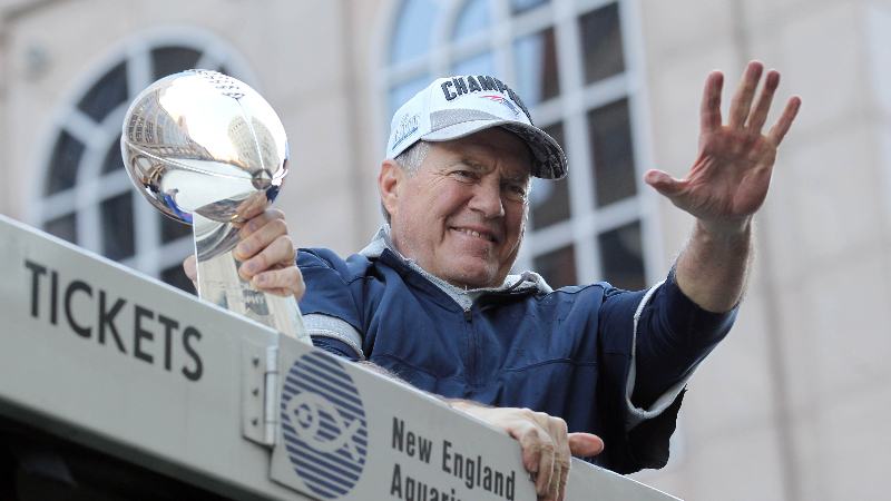 New England Patriots head coach Bill Belichick