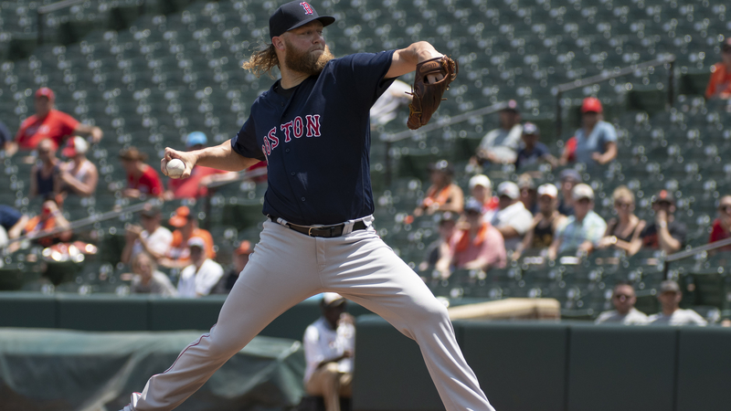 Red Sox pitcher Andrew Cashner