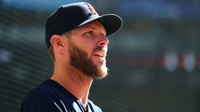 Boston Red Sox pitcher Chris Sale