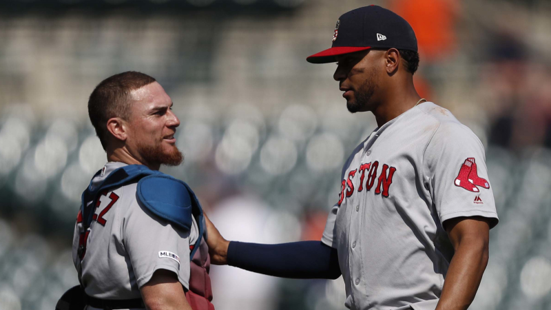 Red Sox catcher Christian Vazquez, shortstop Xander Bogaerts