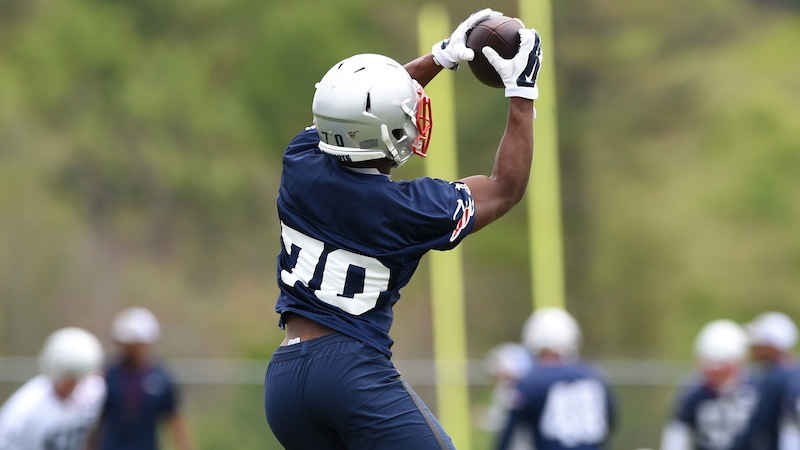 Patriots cornerback D'Angelo Ross