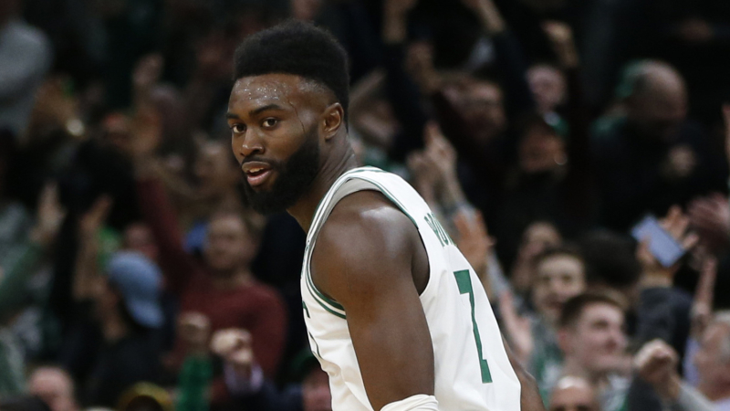Boston Celtics guard Jaylen Brown