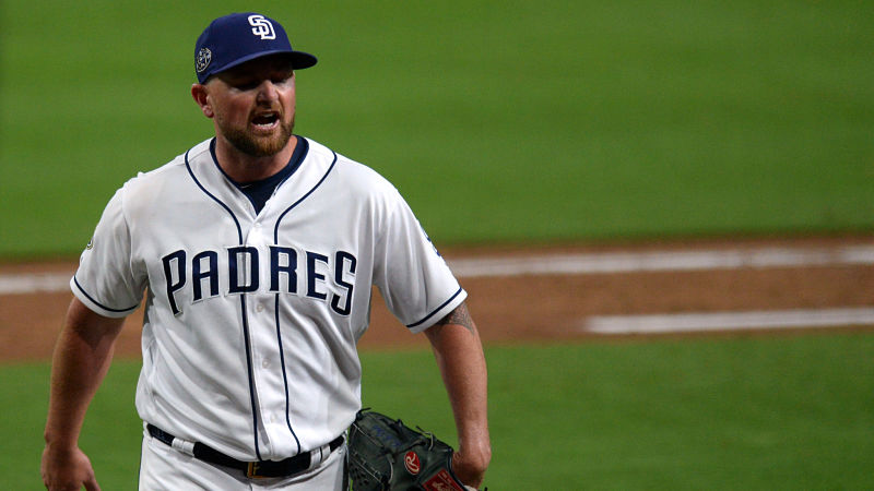 San Diego Padres closer Kirby Yates