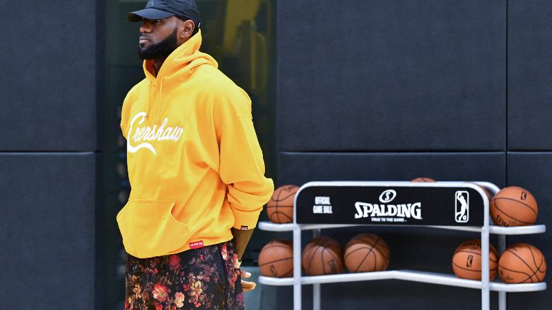 Los Angeles Laker forward LeBron James