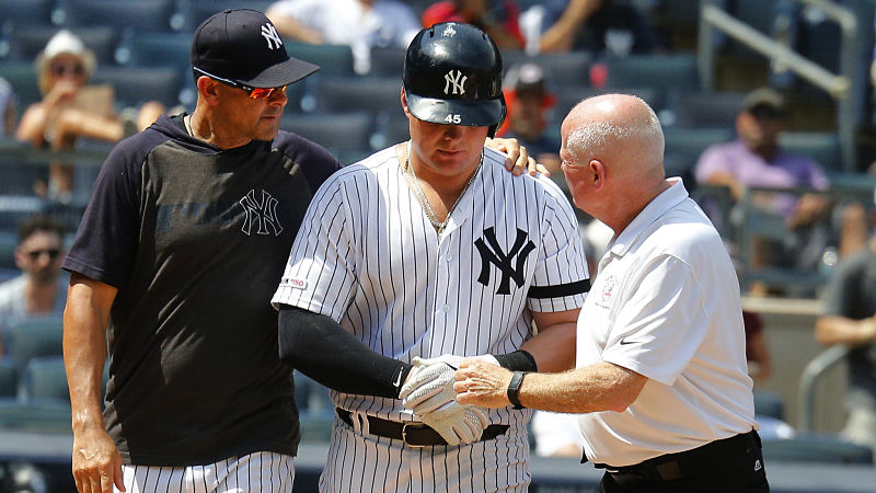 New York Yankees first baseman Luke Voit