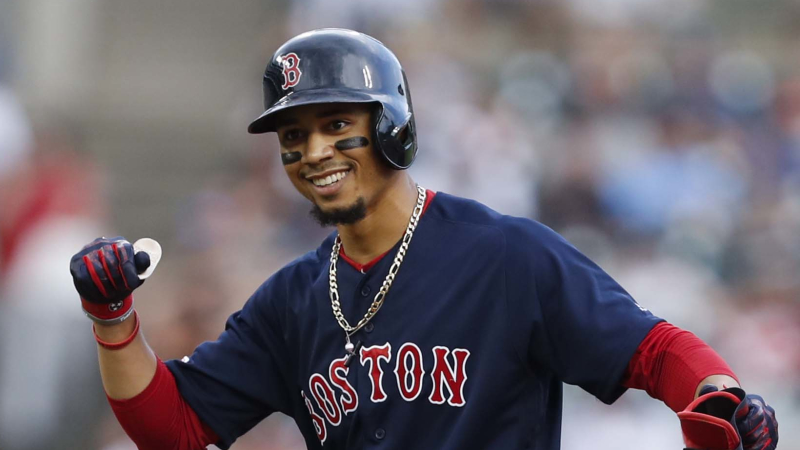Boston Red Sox right fielder Mookie Betts