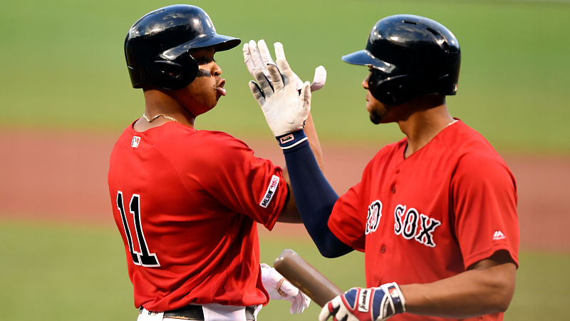 Boston Red Sox third baseman Rafael Devers