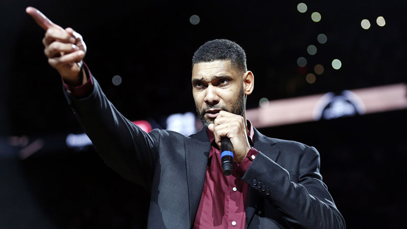 Former San Antonio Spurs power forward Tim Duncan
