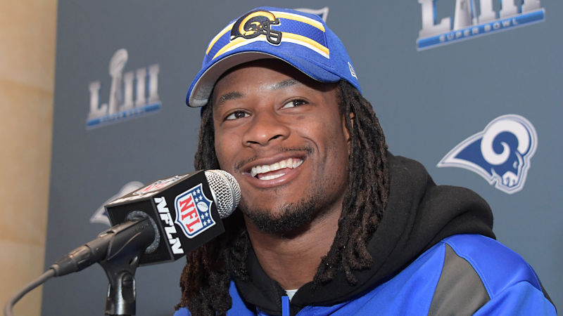 Los Angeles Rams running back Todd Gurley