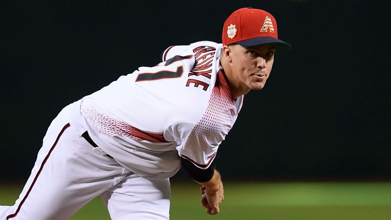 Arizona Diamondbacks starting pitcher Zack Greinke