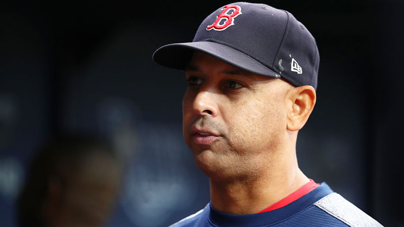Boston Red Sox manager Alex Cora
