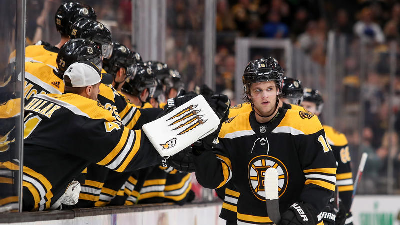 Boston Bruins Left Wing Anders Bjork