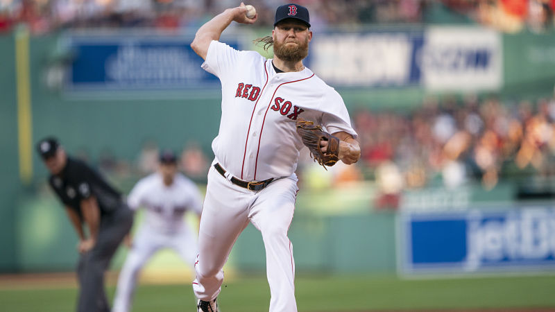 Boston Red Sox pitcher Andrew Cashner