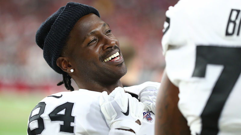 Oakland Raiders wide receiver Antonio Brown