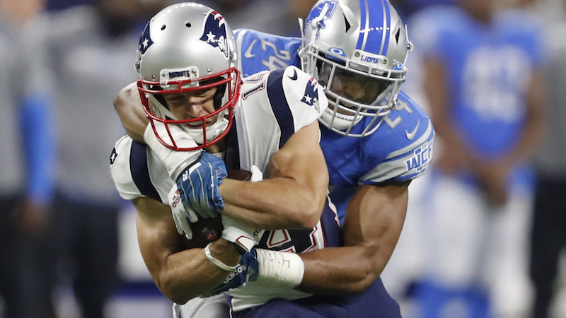 Patriots wide receiver Braxton Berrios