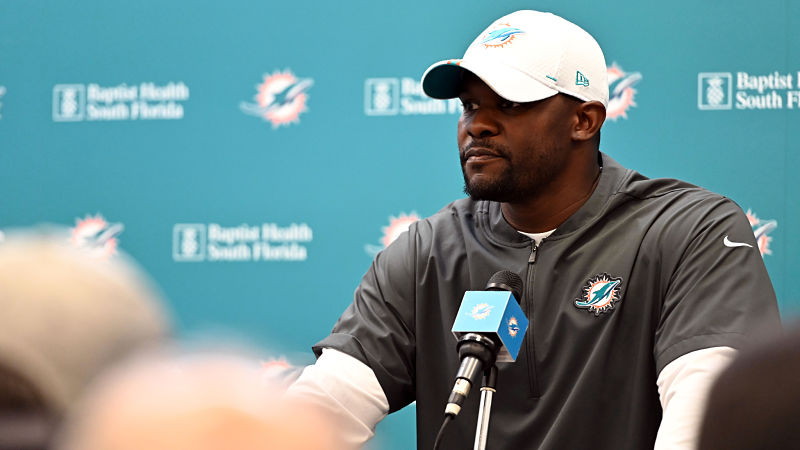 Miami Dolphins coach Brian Flores