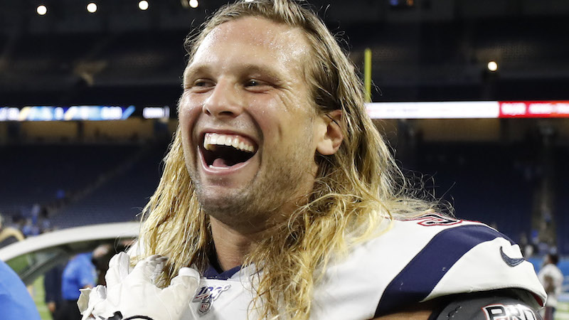 Patriots outside linebacker Chase Winovich