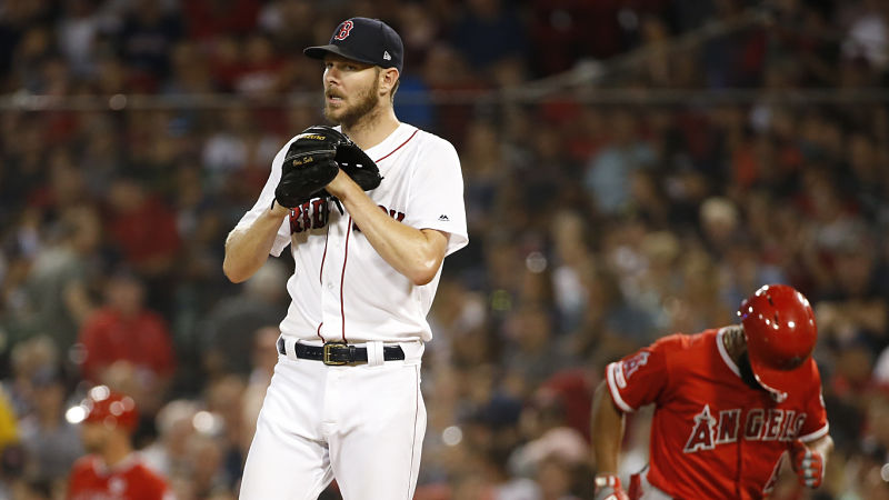 Boston Red Sox pitcher Chris Sale