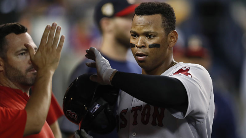 Boston Red Sox third baseman Rafael Devers