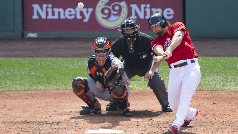 Boston Red Sox Designated Hitter Sam Travis