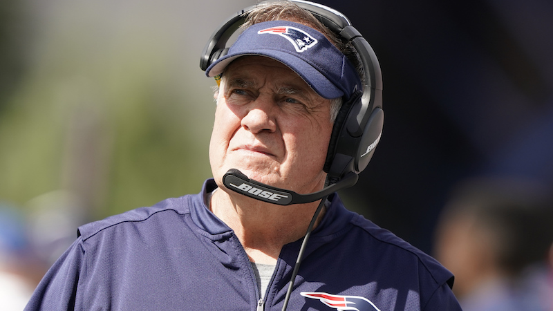 Patriots head coach Bill Belichick