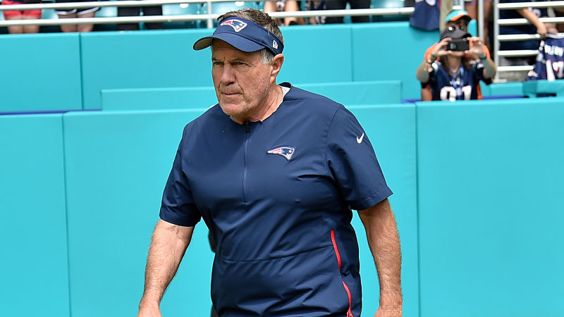 New England Patriots head coach Bill Belichick
