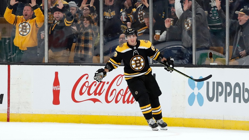 Boston Bruins left wing Brad Marchand