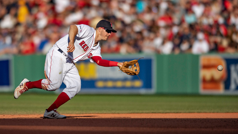 Boston Red Sox second baseman Brock Holt