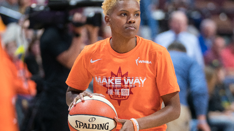 Connecticut Sun guard Courtney Williams