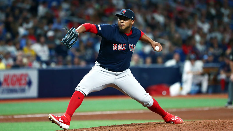 Boston Red Sox pitcher Darwinzon Hernandez