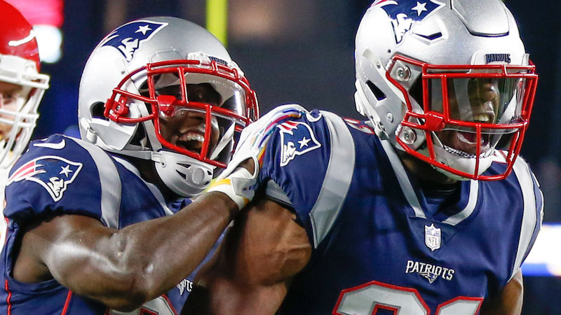 Patriots safeties Devin McCourty, Duron Harmon