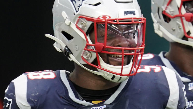 Patriots linebacker Jamie Collins