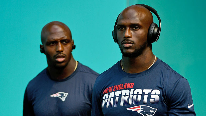 New England Patriots' Jason, Devin McCourty