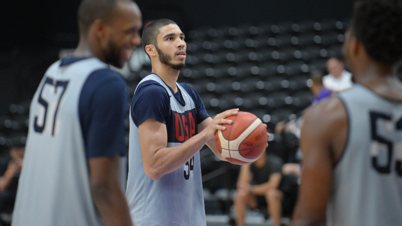 Boston Celtics and United States forward Jayson Tatum (34)