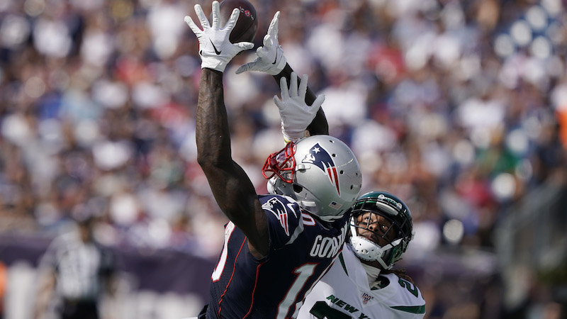 Patriots wide receiver Josh Gordon