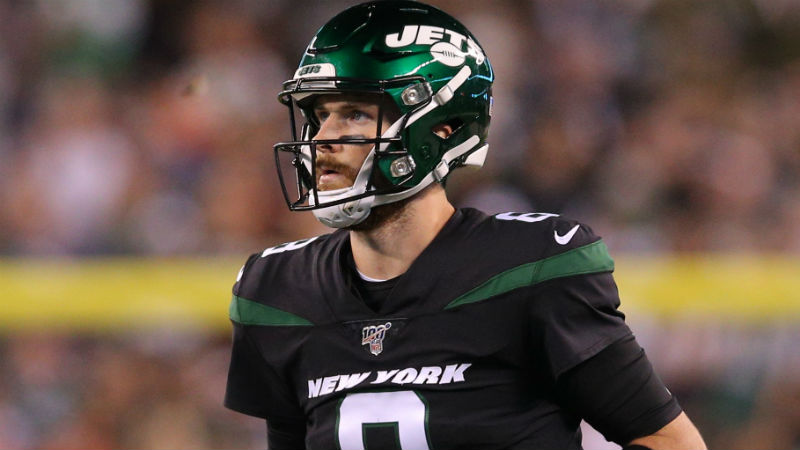 New York Jets quarterback Luke Falk