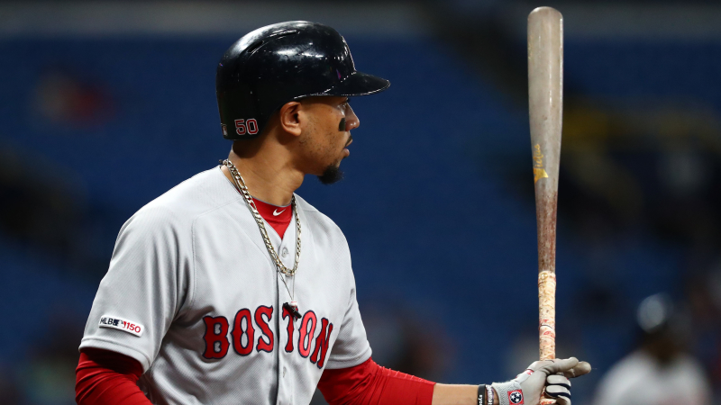 Boston Red Sox right fielder Mookie Betts