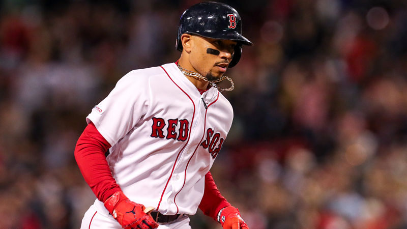 Boston Red Sox right fielder Mookie Betts