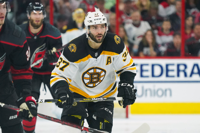 Boston Bruins center Patrice Bergeron