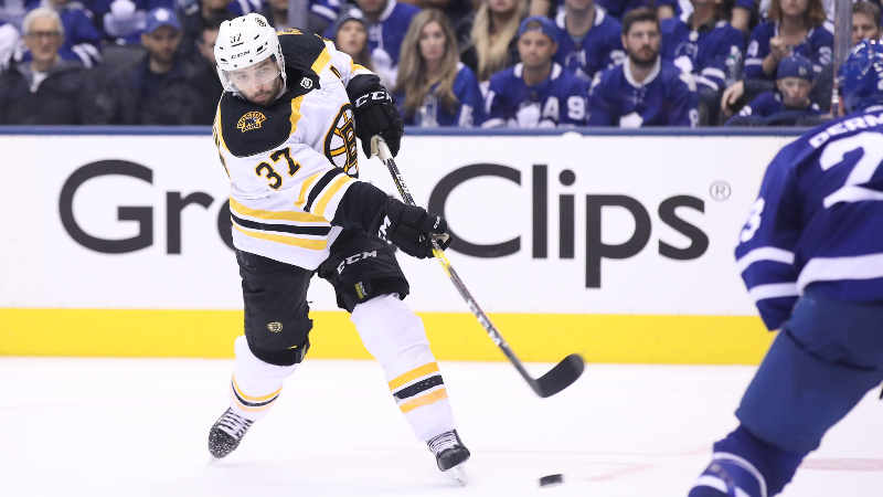 Boston Bruins center Patrice Bergeron