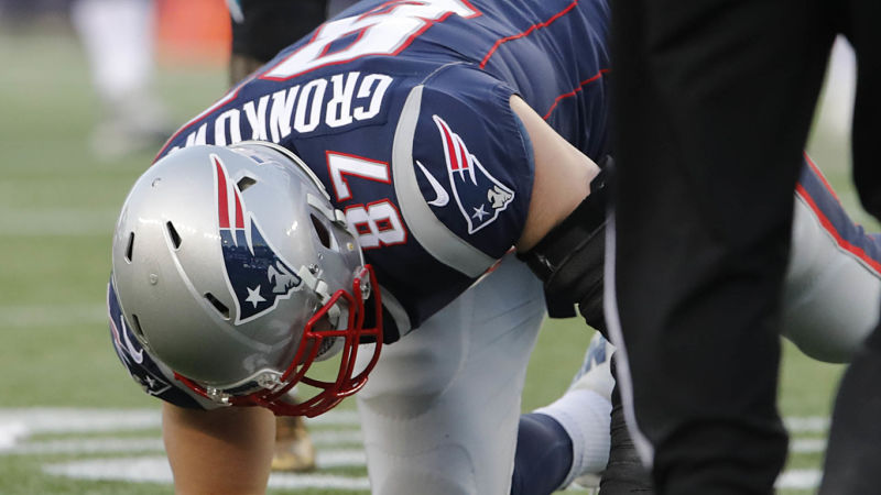 New England Patriots tight end Rob Gronkowski