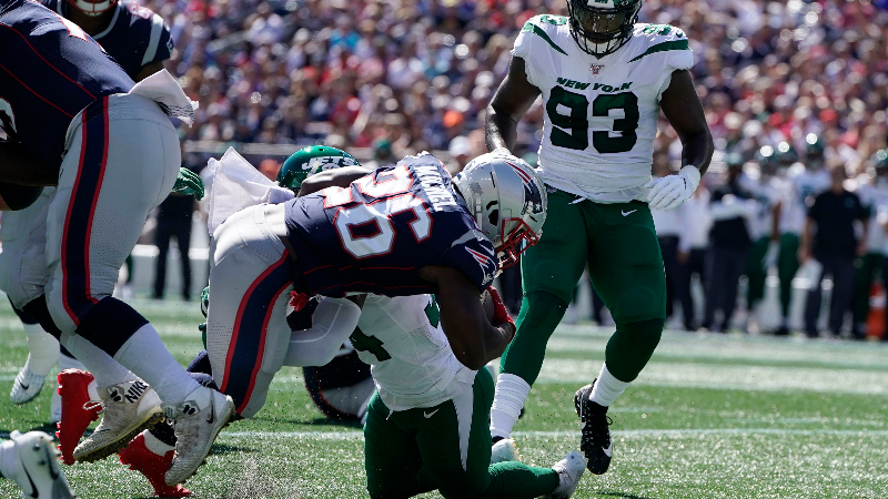 New England Patriots running back Sony Michel