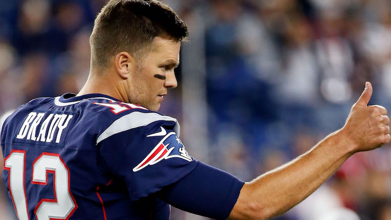 Patriots quarterback Tom Brady