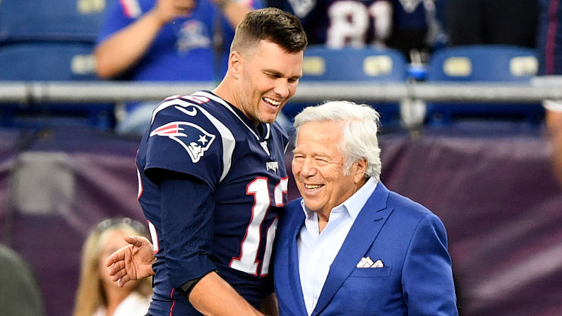 Tom Brady, Robert Kraft