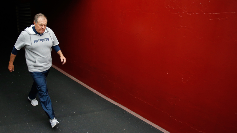 New England Patriots head coach Bill Belichick